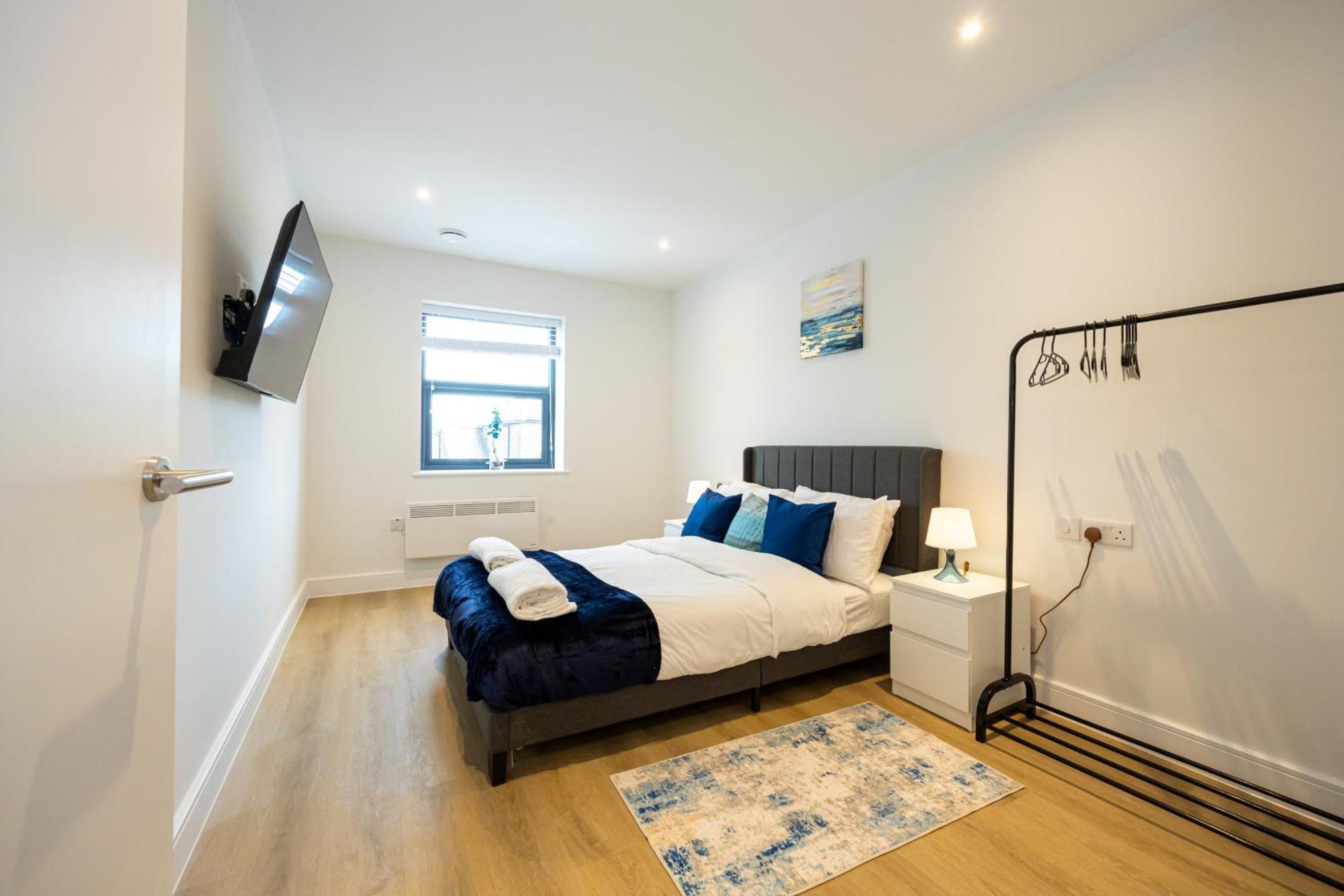 Modern 2 Bed Near Wythenshawe Hospital And Manchester Airport With Parking Bagian luar foto